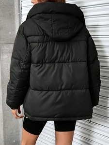 Veste matelassée pour femme de haute qualité avec logo personnalisé, style bulle d'hiver, vente en gros OEM, respirante et confortable - Product Image 2