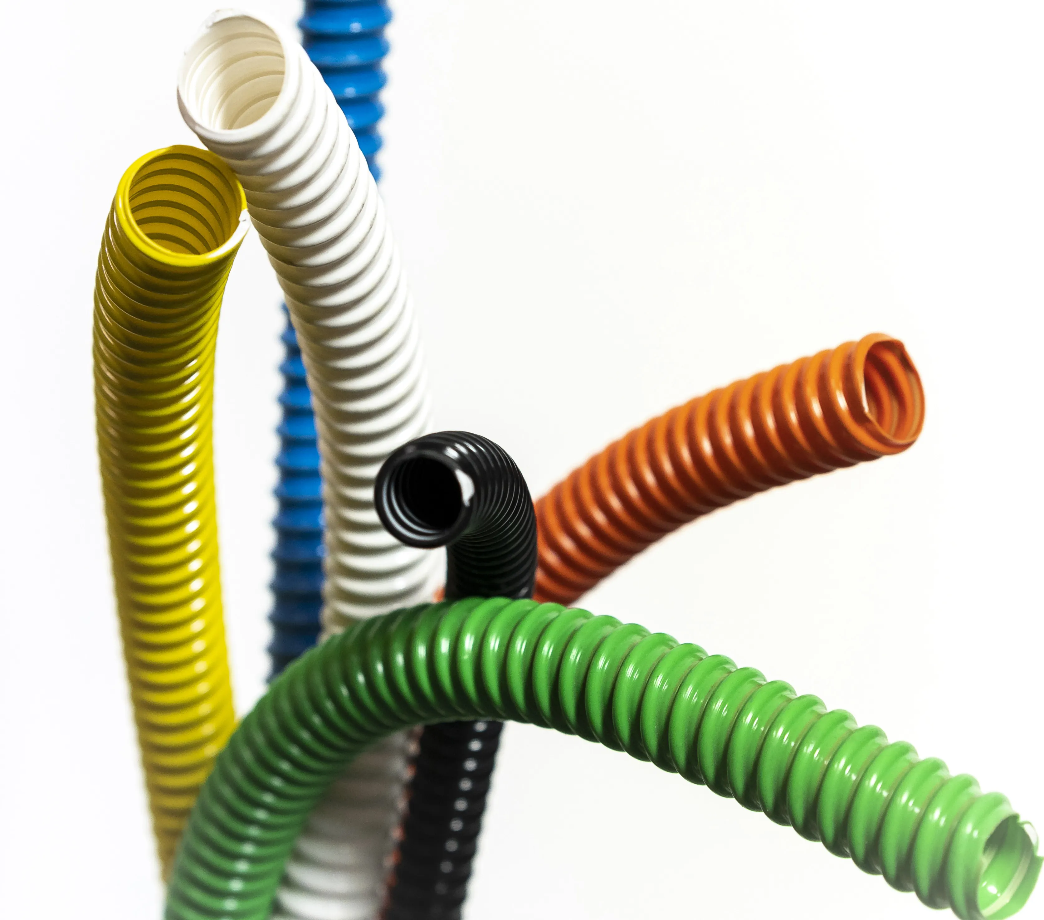 Funda espiral Flexible TFGS diam.40, marca italiana, color gris, para sistemas eléctricos