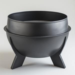 Brasero de Metal con Recubrimiento en Polvo Resistente a la Intemperie, Diseñado para Uso en Exteriores en Todas las Estaciones, Proporciona Llamas Seguras y una Estructura Resistente - Product Image 3