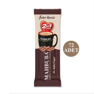 Café instantáneo sin azúcar 2 en 1 liofilizado con certificado Kosher de calidad superior, rico sabor cremoso suave, en caja, en paquete de 72 - Product Image 2