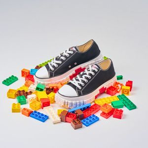 รองเท้าผ้าใบลำลองแบบสวมใส่สบาย เป็นมิตรกับสิ่งแวดล้อม พื้นหนาแบบย้อนยุค รองรับอุ้งเท้า สไตล์สปอร์ตหุ้มข้อสูง กันลื่น เหมาะสำหรับฤดูหนาว - Product Image 1