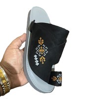 Sepatu Chappal Arab Grosir, Sandal Arab Mewah untuk Pria, Didesain dengan Kulit Sintetis dan Sol PU Lunak Anti-Selip 2026