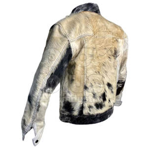 Chaqueta de Cuero Vacuno Genuino Resistente para Hombre, Invierno, Cierre Frontal, Estilo Casual, Robusta, Ecológica, de Secado Rápido y Transpirable - Product Image 2