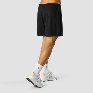 กางเกงขาสั้นผ้าโพลีเอสเตอร์สำหรับผู้ชายกางเกงตาข่ายบาสเก็ตบอลกางเกงเอวยางยืดใส่สบายลายกราฟิกแบบกำหนดเองได้กระเป๋าด้านข้างสไตล์สตรีทสีทึบ100% - Product Image 5