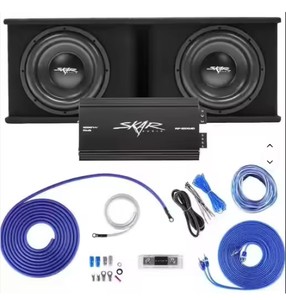 ตู้ลำโพงซับวูฟเฟอร์คู่ขนาด 12 นิ้ว Skar Audio -2X12D4 - Product Image 1