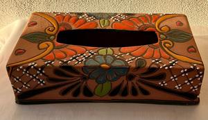 Caja de pañuelos de metal con hermosa impresión digital - Product Image 4