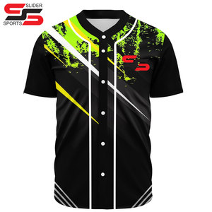 Maillot de baseball pour hommes, broderie sublimée, uniforme, maillot de baseball, compétition jeunesse, prix de gros - Product Image 1