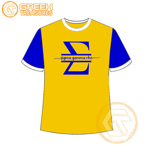 Vente en gros de t-shirt Sigma Gamma Rho pour femmes vêtements de sororité jersey de coton t-shirt respirant de haute qualité vêtements grecs pour femmes - Product Image 1