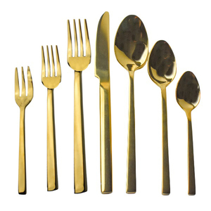 Flatware <b>Hanging</b> <b>Cutlery</b> <b>Set</b> Latest Metal Flatware Stainless Steel Gold Plated <b>Cutlery</b> <b>Set</b> Handle New Metal - Product Image 6
