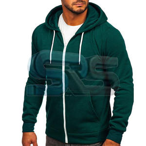 เสื้อมีฮู้ดสำหรับผู้ชายผ้าฝ้ายผสมโอเวอร์ไซซ์เสื้อผ้าแนวสตรีทย้อมสีเรียบ - Product Image 4