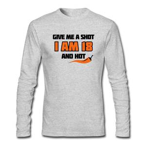 Premium Unisex 180Gsm Oversize Camiseta de manga larga Diseño personalizado 100% Algodón Camiseta de manga larga para hombre - Product Image 2