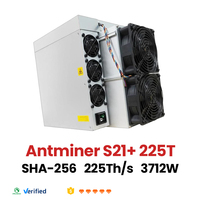 Bitmain Antminer S21++ 225T BTC Miner, machine de minage ASIC Bitcoin, SHA256 Crypto Miner, mineur ASIC haute efficacité