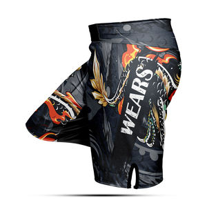 Pantalones cortos Mma con impresión de logotipo personalizado para hombre, pantalones cortos Mma con diseño de buena calidad - Product Image 3