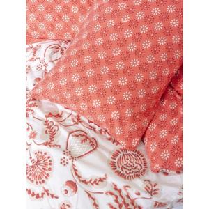 Juego de funda nórdica de franela con caja de algodón rojo Flowerland doble, ropa de cama elegante con estampado Floral - Product Image 2