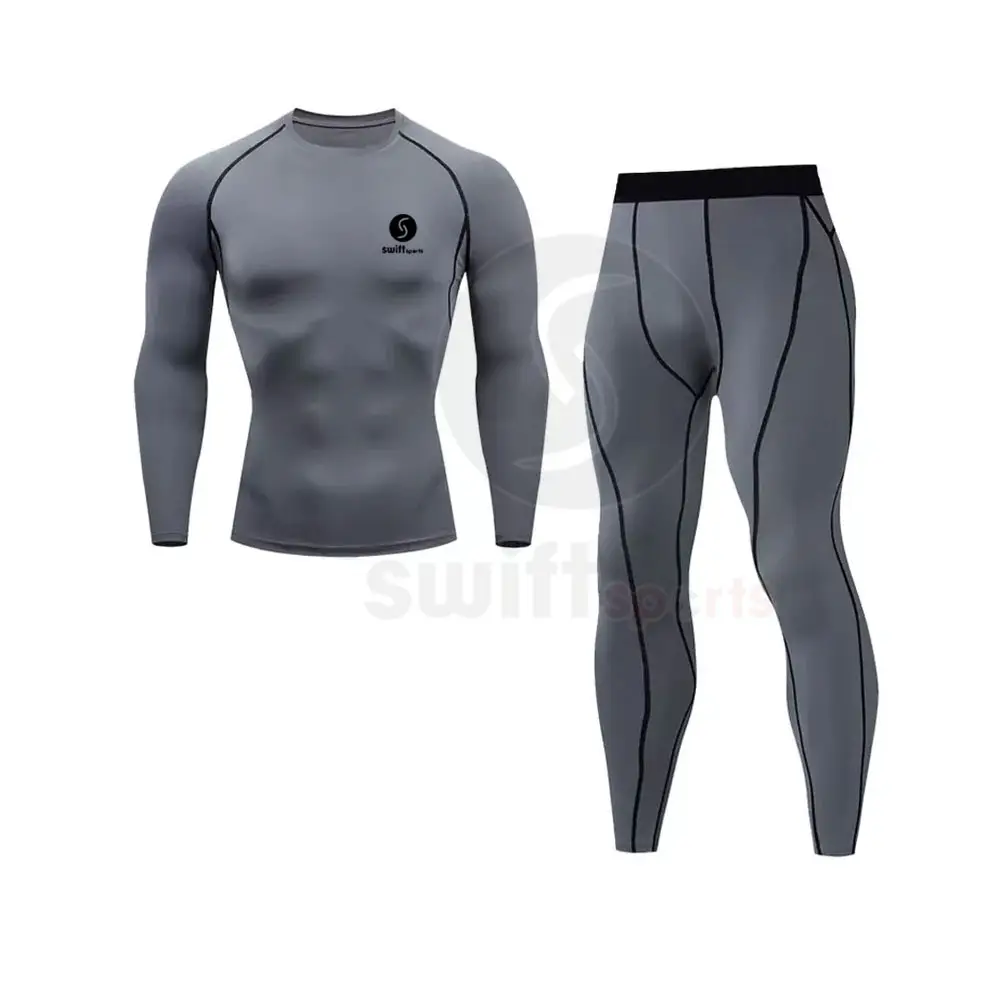 Men's Gym Tights Training Clothes Workout Jogging Sports Set Running Compression Sportswear Suits For Men