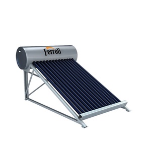ECOSUN 160L/180L/200L Marco de acero inoxidable Electrodoméstico superior Calentador solar de agua instantáneo independiente para uso doméstico - Product Image 6
