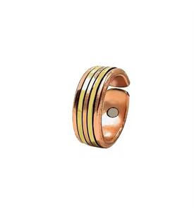 Bijoux biomagnétiques, bague en cuivre, anneaux magnétiques en cuivre pour doigts arthritiques, bague en cuivre pour artisanat métallique - Product Image 1