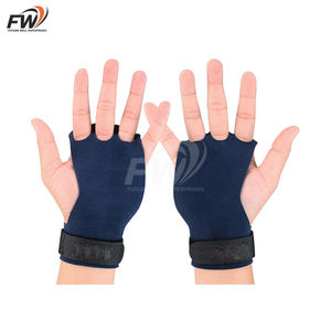 Poignées de protection pour les mains en caoutchouc naturel haute résistance, avec logo personnalisé, pour crossfit, fitness, musculation et entraînement. - Product Image 2