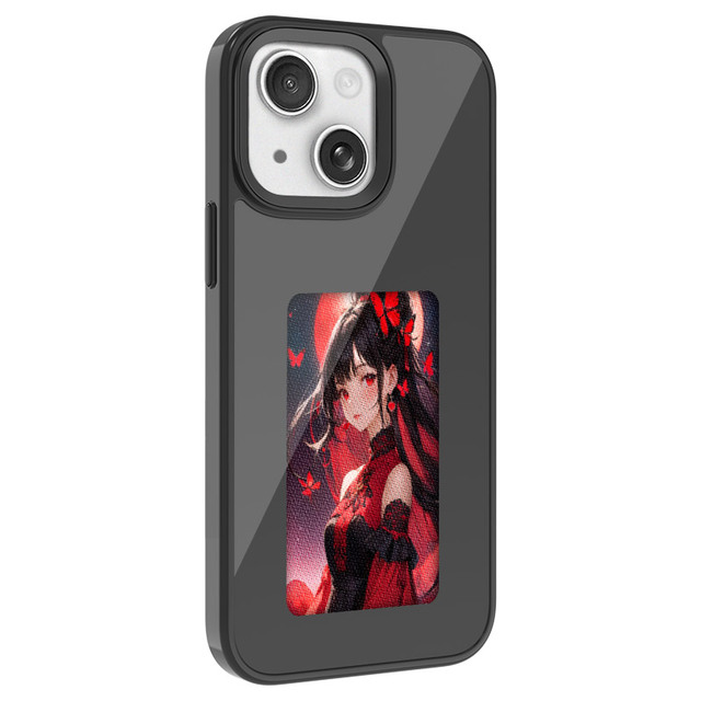 New DIY Pattern Customization Four-Color E-Ink Screen NFC Mobile Phone Case Shockproof TPU for iPhone 16 15 14 13 Pro Max Plus