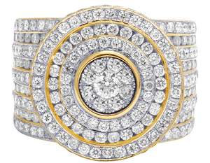 Bague en Moissanite personnalisable de style Hip Hop pour homme en argent sterling S925 4.5 CT VVS1-VVS2 clarté mariage fiançailles - Product Image 2