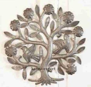 Artisanat en métal coulée designer arbre de vie art mural pour décoration d'art mural intérieur pour la maison et le restaurant décoration d'art mural - Product Image 5