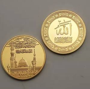 Moneda Conmemorativa de Metal 3D, Moneda Circular Metálica Fundida a Presión, Moneda Chapada en Oro Pulida, Emblema de los Emiratos Árabes Unidos, Moneda OEM - Product Image 5