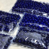 Perles rondes en pierre de lapis-lazuli bleu impérial Qing, 6 mm, 42 g, certifiées, emballées pour la fabrication de bijoux, Abbottminerals PK