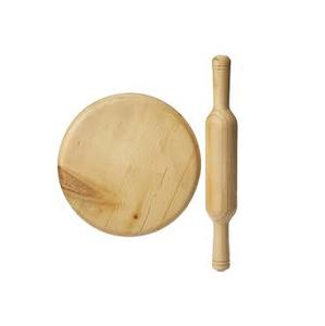 Attractive Round Wooden Rolling <b>Pastry</b> <b>Board</b> for Home & Restaurant Kitchen for Serving Chapati & Rolling Pins Best Manufacturer - Product Image 3