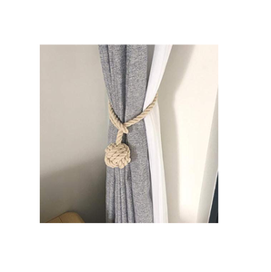 Accesorios Decoración de oficina Cortina Tiebacks Cortina Holdback Cortina moderna Tieback pieza de diseño con artesanía natural - Product Image 2