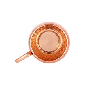 Auténtica Taza de Cobre Rústica con Acabado Martillado Único, Cómoda Asa de Metal Ecológica, Estilo Clásico para Oficina y Hogar - Product Image 4