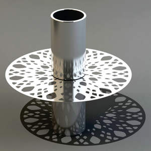 <b>Tall</b> Aluminum 5 Arm <b>Candle</b> Stand Silver Color New Design Metal <b>Candle</b> Holder for Wedding Decoration Handmade Bulk - Product Image 3