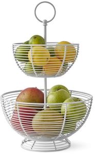 Corbeille à fruits géométrique en spirale de style nordique, en fer forgé minimaliste, creuse, pour le rangement des légumes, décoration de table - Product Image 4