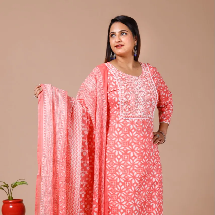 Breathable Design Summer Wear Cotton Made Dress Clothes Buy Handwork Embroidery Kurti With Pant Buy At Factory Price