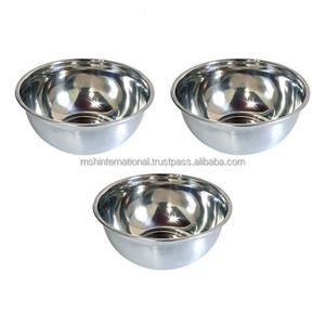 Ensaladera de frutas de acero inoxidable de doble pared al por mayor cuencos de mezcla de grado alimenticio tazón de sopa de aislamiento térmico de arroz de Metal - Product Image 4