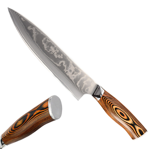 ชุดมีดเชฟใบตายเหล็กดามัสกัส รุ่นใหม่ปี 2025 คุณภาพสูง ด้ามไม้ ใช้ได้ทั้งมือซ้ายและขวา ล้างในเครื่องล้างจานได้ ดีไซน์ทันสมัย - Product Image 4