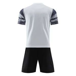 Maillots de football pour adultes au design dernier cri, personnalisés avec la marque de l'équipe, imprimés par sublimation, col en V, respirants, légers, séchage rapide, 100% - Product Image 3