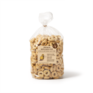 Puglia Sapori S.r.l. Snack Salado Crujiente Gourmet Hecho en Italia, Sabor Cacio&Pepe, Tarallini 5kg, Modelo CTL29 - Product Image 1