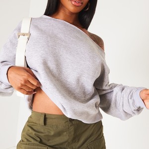 ชุดเสื้อผ้าฝ้ายมีฮู้ดสำหรับผู้หญิงกางเกงสเวตเตอร์ขากว้างแบบสวมหัวมีฮู้ดขนาดพิเศษระบายอากาศได้ดีโลโก้ออกแบบได้ตามต้องการ - Product Image 6