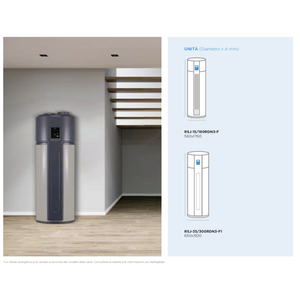 Chauffe-eau à pompe à chaleur domestique Midea série RSJ-15 200L classe A haute efficacité - Product Image 3