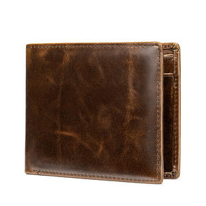 <b>Compact</b> Men Leather <b>Wallet</b> Card Money Compartments Soft Material Easy Carry for Work Travel Daily Use Model Leather <b>Wallet</b> Women - Product Image 5