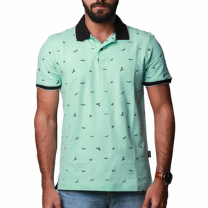 Essential-Polo en coton pour hommes, coupe classique, en coton, personnalisé, imprimé, t-shirt du Bangladesh, nouvelle collection 2023 - Product Image 3