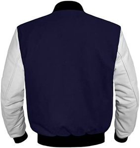 Chaqueta Universitaria con Acabado Suave en las Mangas, Cuerpo Tipo Lana y Logotipo de Parche que Agrega una Gran Personalidad para Salidas Nocturnas 2026 - Product Image 6