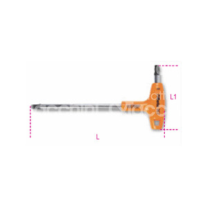 LLAVES MACHO HEXAGONAL DOBLADO BETA 96T Con mango operativo - Product Image 1