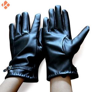 Guantes de Piel de Oveja Genuina para Mujer, con Forro de Cachemira, Cierre Lateral, para Compras, Negocios, Abrigados - Product Image 6
