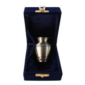 Urna de cremación clásica con soporte, diseño impreso, recuerdo de Fresno funerario conmemorativo, oferta - Product Image 6