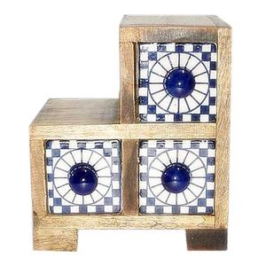 Mini coffre au trésor en bois fait à la main de haute qualité boîte à bagues à bijoux de luxe emballage populaire boîte-cadeau de haute qualité à prix approprié - Product Image 2