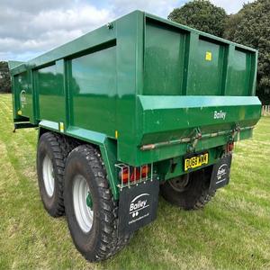 Haute qualité agricole 2 essieux 10 tonnes hydraulique ferme basculement remorque à benne basculante camion certifié CE Double essieux remorque à benne basculante - Product Image 6