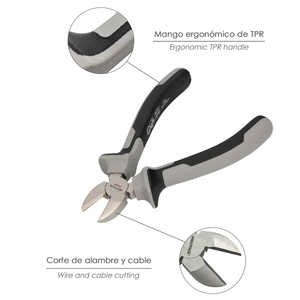 Alicates Corte Diagonal 175 mm. Acciaio Cromo Vanadio DIN-ISO 5749 - Product Image 3