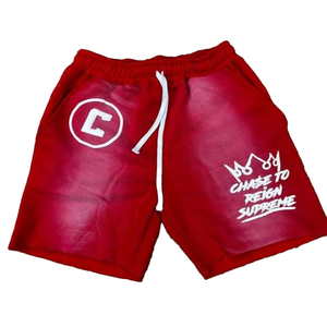 Personalizar Streetwear 260 gramos Heavyweight Men Vintage Ropa Oversized Sun fade Shorts para hombres - Product Image 2