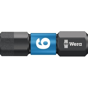 WERA 840/1 IMP DC 6 mm Longueur 25 mm 1/4? Boîtier DC C6,3 Impactor avec tournevis à 10 embouts - Product Image 1